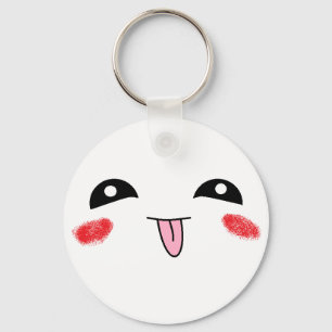 Kawaii emoji nyckelring