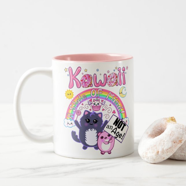 Kawaii: En sinnesstat, inte en ålder! Kawaii Mugg (Med munk)