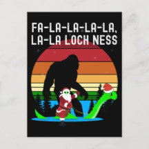 Kawaii Fa La La LochNess Santa Alien Bigfooted