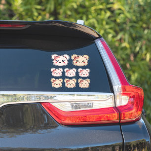 Kawaii Family Cute Sticker Pack Klistermärken