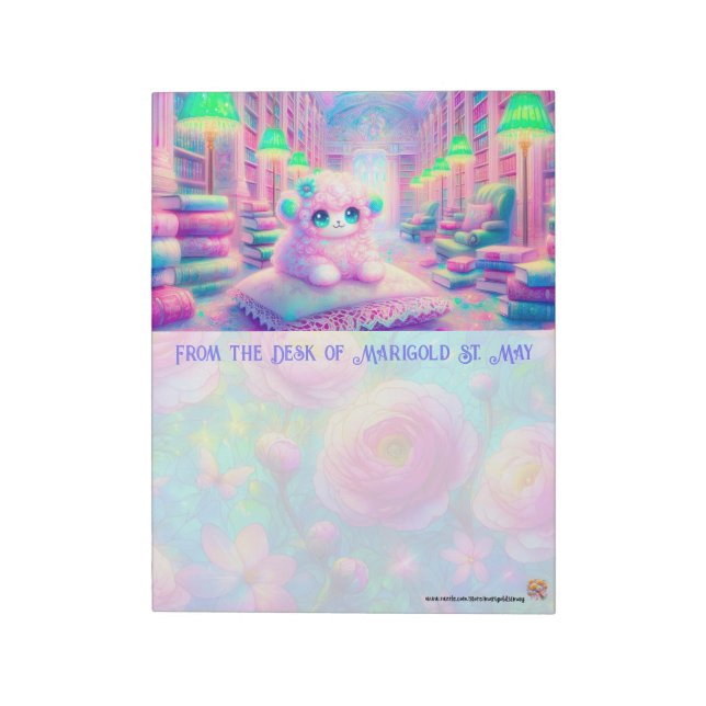 Kawaii Får Anteckningsblock (Roterad)