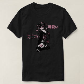 Kawaii Femboy Catboy Anime | Söt Pastell T Shirt