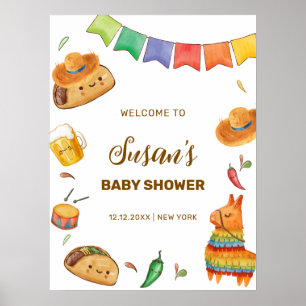 Kawaii Fiesta Taco Bout - Välkomsthälsa Poster