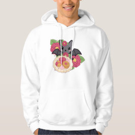 Kawaii fladdermus och Kamelia Cookie Tallrik Hoodie