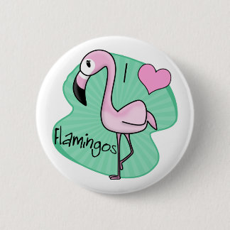 Kawaii Flamingogåvor Knapp
