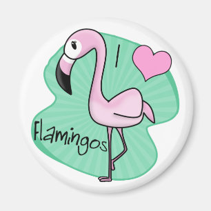 Kawaii Flamingomagnet Magnet