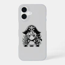 Kawaii Flicka iPhone 16 Fodral – Sött och Stylskt