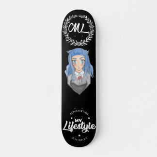 Kawaii-flickans livsstil Skateboard
