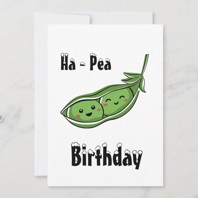 Kawaii Födelsedagsfest inbjudan (Framsida)