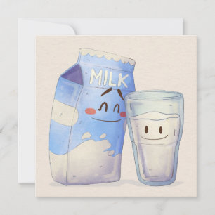 Kawaii Food Helgdag Card Julkort