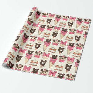 Kawaii Food Wrapping Papper Presentpapper
