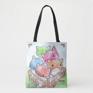 Kawaii för champinjon för Mewshroom kattkattunge Tygkasse