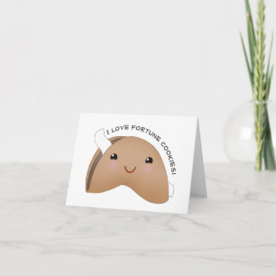 Kawaii Fortune Cookie Day Kort
