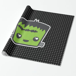 Kawaii Frankenstein Gift Wrap Presentpapper
