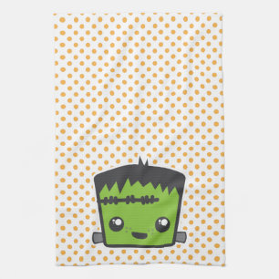 Kawaii Frankenstein Kitchen Towel Kökshandduk