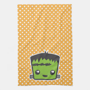 Kawaii Frankenstein Kitchen Towel Kökshandduk