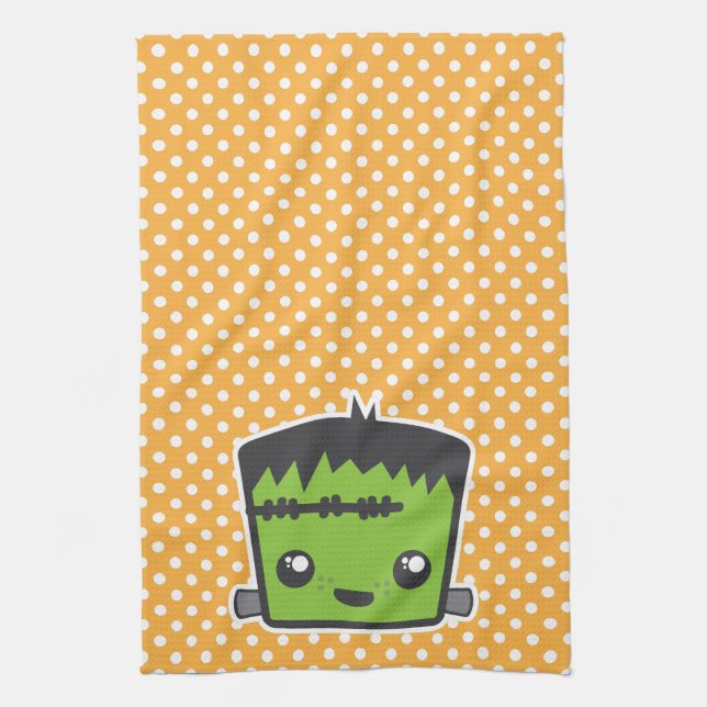 Kawaii Frankenstein Kitchen Towel Kökshandduk (Vertikal)
