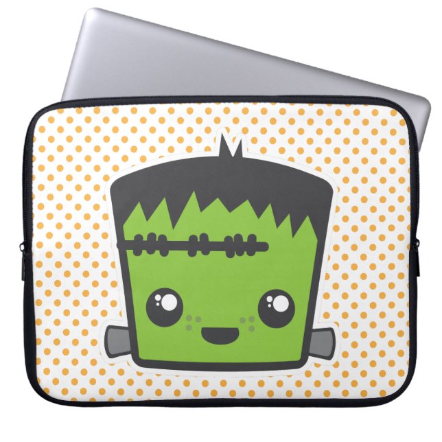Kawaii Frankenstein Laptop sleeve (Framsidan)