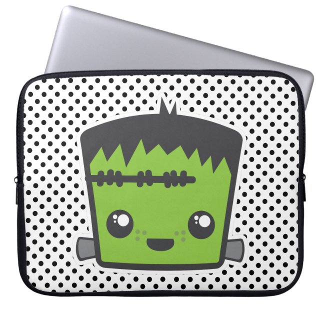 Kawaii Frankenstein Laptop sleeve (Framsidan)
