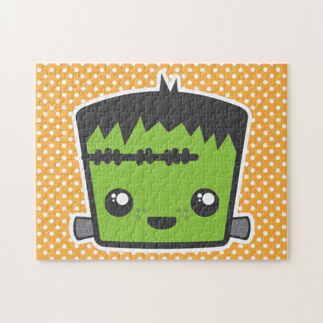 Kawaii Frankenstein Puzzle Pussel (Horisontell)