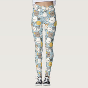 Kawaii Frenzy: Dålig dörr för friska djur Leggings