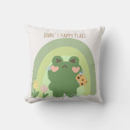 Kawaii Frog Joy Pillow Kudde