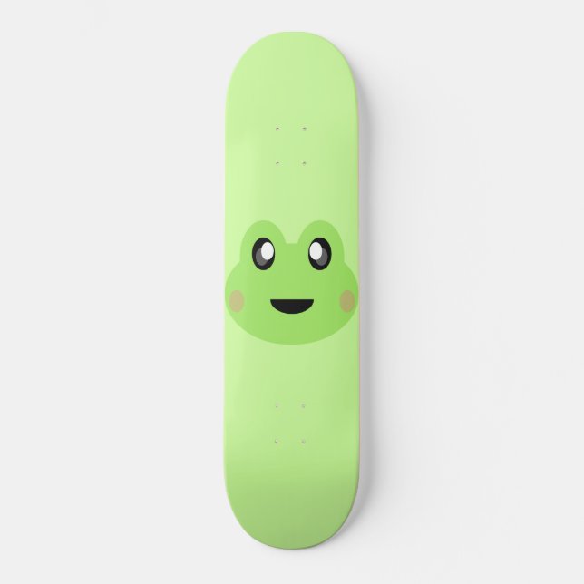 KAWAII FROG SWEET FRIEND MINI SKATEBOARD BRÄDA 18,7 CM (Framsida)