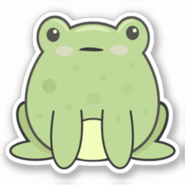 Kawaii Frog, Toad Klistermärken