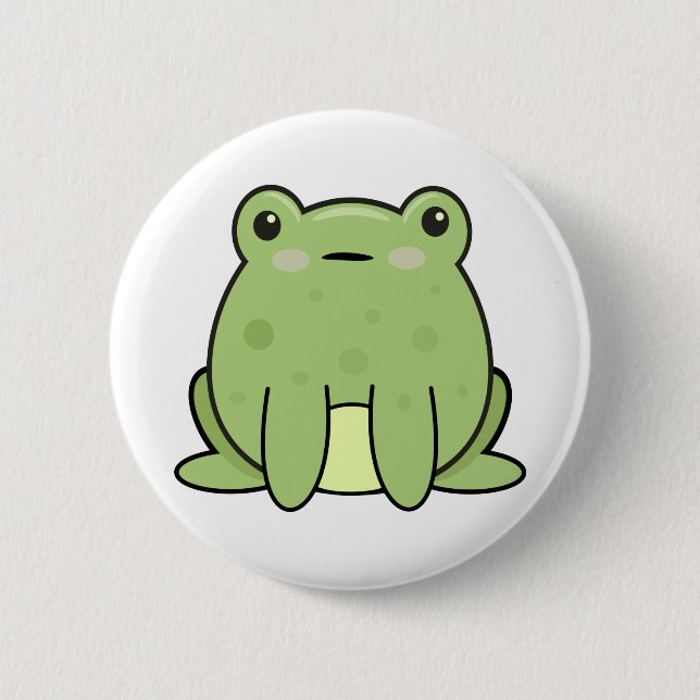 Kawaii Frog, Toad  Knapp (Framsida)