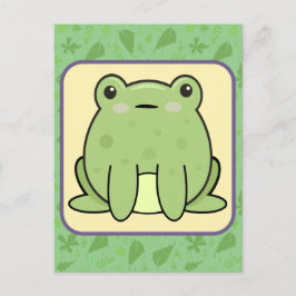 Kawaii Frog Vykort