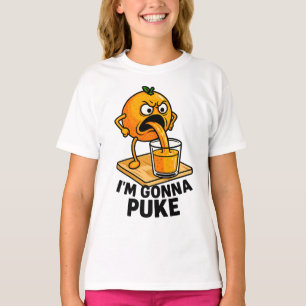 Kawaii Fruit Funny Orange Juice T Shirt