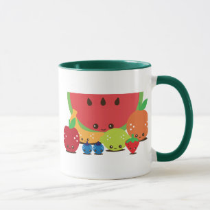 Kawaii Fruit Group Mugg