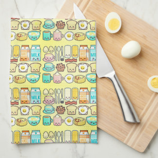 Kawaii frukostklubb kökshandduk