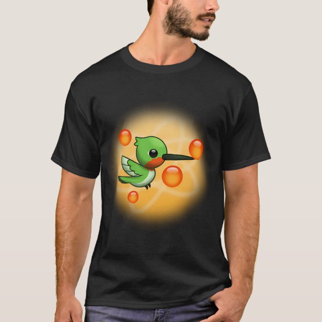 Kawaii Frutiger Kolibri T Shirt (Framsida)