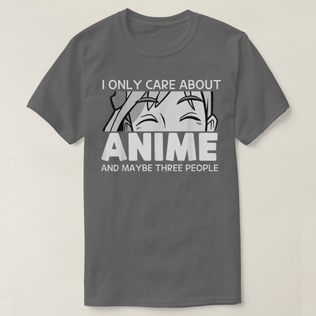 Kawaii Funny Anime Jokes T Shirt (Design framsida)