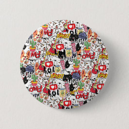 kawaii funny pet design - cute animal lover knapp