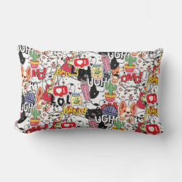 kawaii funny pet design - cute animal lover lumbarkudde