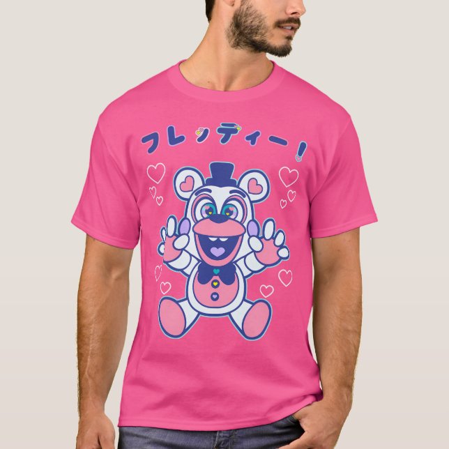 Kawaii Funtime Blue T Shirt (Framsida)