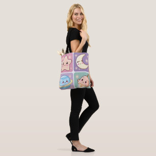 Kawaii Galaxy Friends Tote Tygkasse