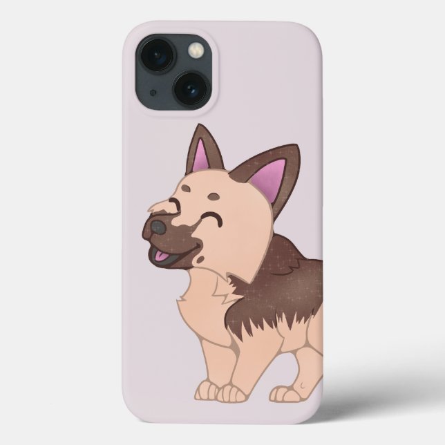 Kawaii German Shepherd Hund (Baksida)
