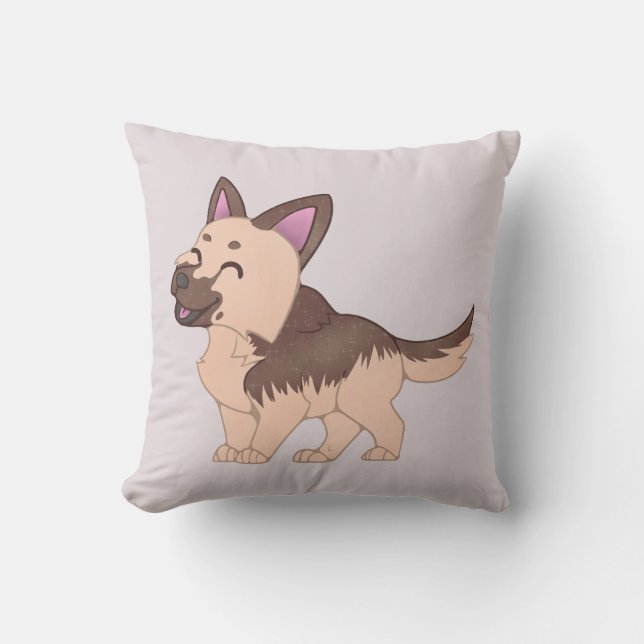 Kawaii German Shepherd Hund Kudde (Framsida)
