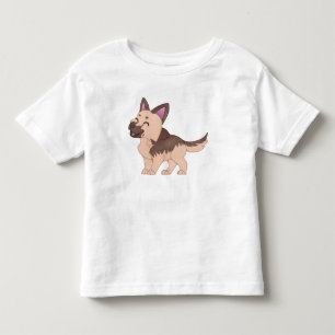 Kawaii German Shepherd Hund T Shirt