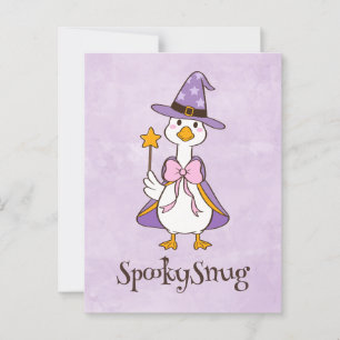 Kawaii Ghoose, söt pooky halloween Vykort