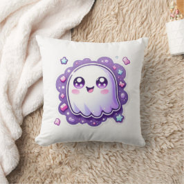Kawaii Ghost Dekorativ kudde - Cute Pastel Hallowe