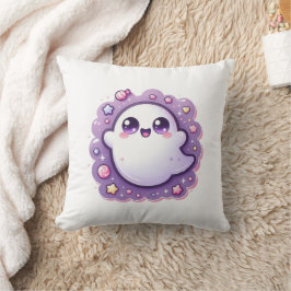 Kawaii Ghost Dekorativ kudde Cute Pastel Halloween