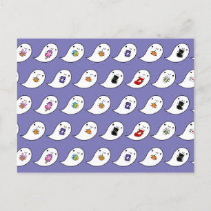 Kawaii Ghost Favorites Vykort