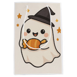 Kawaii Ghost med Halloween Candy