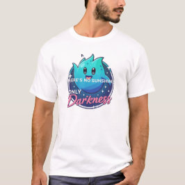 Kawaii Ghost No Sunshine Only Darkness Aesthetic T Shirt