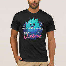 Kawaii Ghost No Sunshine Only Darkness Aesthetic T Shirt
