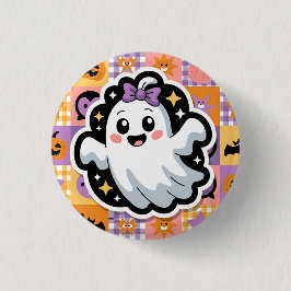 Kawaii Ghost Papper & Party Tallrikar - Cute Patch Knapp